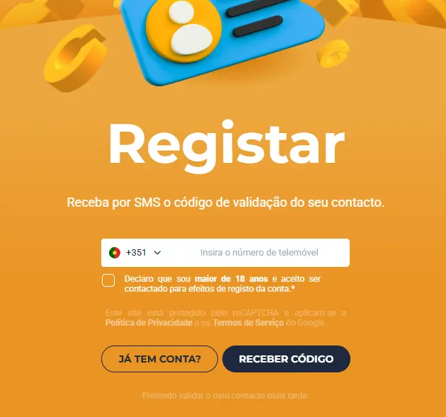 Iniciar sessão no CASINO PORTUGAL ONLINE
